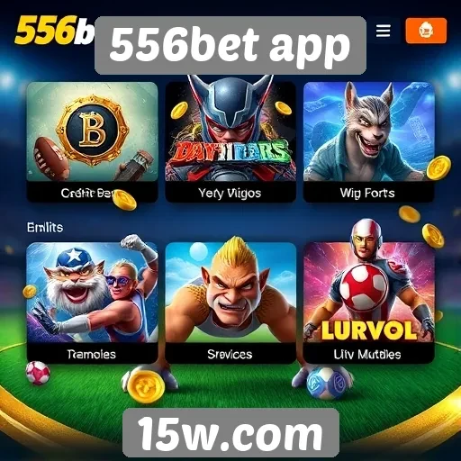 Comparação de jogos disponíveis no 556bet app