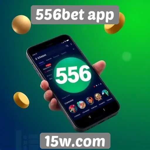 Interface e design do 556bet app em foco